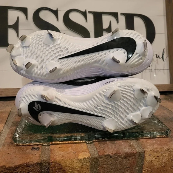 Nike Alpha Huarache Elite 2 Low Softball Metal Cleats #AJ7732-001 - Picture 8 of 11